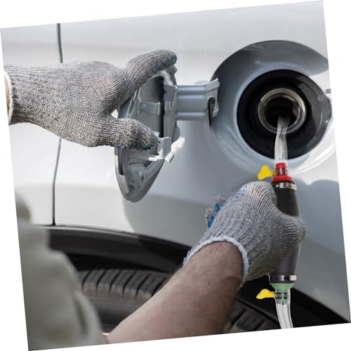 Cabilock 1Set Manual Hand Pump Transfer Pump with Hose Portable Gas Oil Water Siphon Pump Kit for Car Truck Boat and Transfer