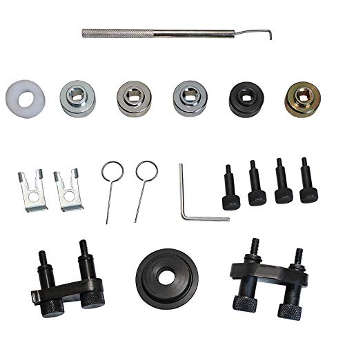 DPTOOL EA888 1.8 2.0 TSi TFSi Camshaft Crankshaft Engine Timing Tool Compatible with Audi VW 2006-2018 Replace T10352 T10368 T40196 T10354 T10060A T40011 T40098 T40267 T40271 (Upgrades Version) - size: 19PC Small Kit