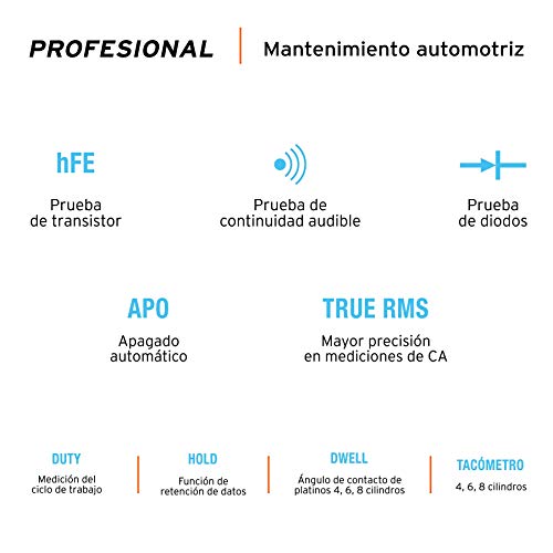 TRUPER MUT-105 Professional Digital Multimeter for automotive maintenance