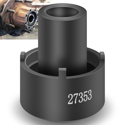 27353 Rear Axle Nut Wrench Fit for Ford F-250, F-350, F-450 Trucks 2003 and Up, 4 Lug Socket Wrench for 10-1/2-inch Rear Axle, 2-3/4-inch Outer, Replace for 205-448 27353 6610