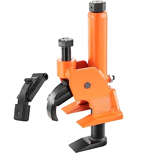 VEVOR Manual Tire Bead Breaker, 38"-42" Tires Changer Tool with Rubber Pad, Protect Aluminum Alloy Hubs, Easy-Operated Tire Repair Tool for ATVs/UTVs, Tractors, Trucks, Cars, Heavy Duty Tires - color: Orange+Black