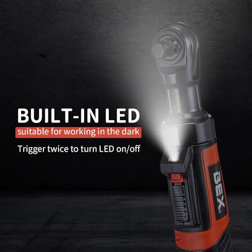 BEX 3/8" portable slim electric ratchet USB charging mini electric ratchet pocket tools cabinet assembly bicycle repair Rechargeable light torque Ratchet Wrench for faster screw fastening