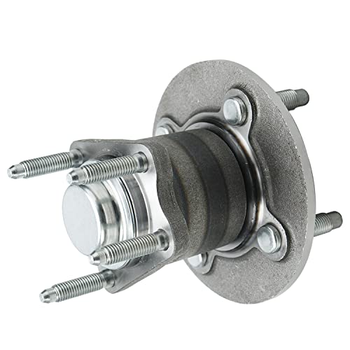 Detroit Axle - 2 Rear Wheel Bearing Hubs for Chevrolet Cobalt Saturn Ion Pontiac G5 Pursuit [4 Lug Non ABS], Wheel Bearing and Hubs Assembly Replacement - style: 512248 x2/Pair
