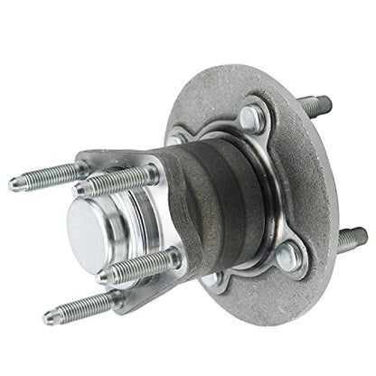 Detroit Axle - 2 Rear Wheel Bearing Hubs for Chevrolet Cobalt Saturn Ion Pontiac G5 Pursuit [4 Lug Non ABS], Wheel Bearing and Hubs Assembly Replacement - style: 512248 x2/Pair
