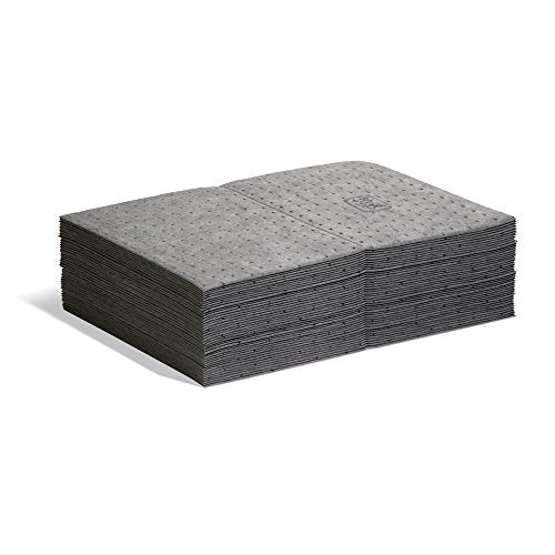 PIG Premium Absorbent Mat Pads | 50 Oil Absorbent Pads | The Original PIG Mat | 15" x 20" Oil Pads | Each Pad Absorbs 28 oz | Total Absorbency is 11 Gallons | 50-Count | MAT231 - size: 50 Count
