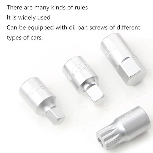 H17 Oil Sump Drain Plug Socket Wrench 3/8'' Drive Auto Repairing Transmission Gearboxes Screw Wrench Drain Plug Socket 3/8 - color: B