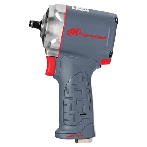 Ingersoll Rand 36QMAX 1/2" Drive Air Impact Wrench | Features up to 470 ft-lbs torque output, ideal for assembly, disassembly, and suspension work - style: 36QMAX - 1/2" Ultra-Compact Impact Wrench with Quiet Technology