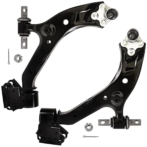 Detroit Axle - 8pc Front End Control Arms Kit for 2015-2016 Honda CR-V, 2 Lower Control Arms w/Ball Joint 4 Tie Rods 2 Stabilizer Sway Bars Replacement - size: 8CS48231/8PC