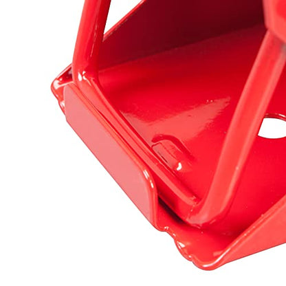 BIG RED AD4664 Torin Steel Safety Wheel Chock: Foldable Tire Stop, Red, 1 Pair, 10.52 x 8.48 x 8.99 cm