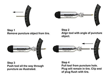 Dynaplug Tubeless Tire Repair Tool Kit - PRO Aluminum - Made in USA