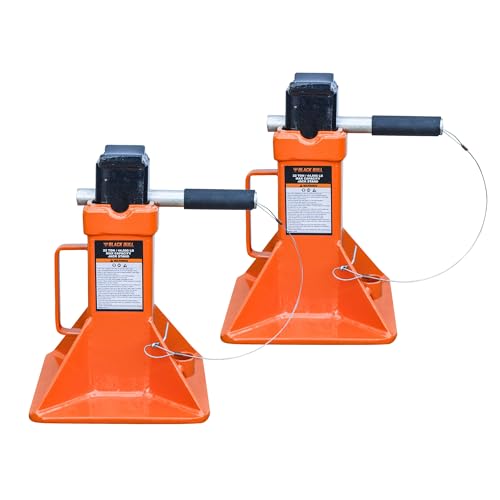 Buffalo Tools JS22SET: 22 Ton Jack Stand Set (2Pk) - size: 22 Ton