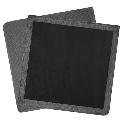 Clay Towel 2 Pack 12 x 12 Inch, Gray Clay Bar Towel for Auto Detailing Microfiber Car Cloth Cleaner Automotive for Car Detailing - color: Gray