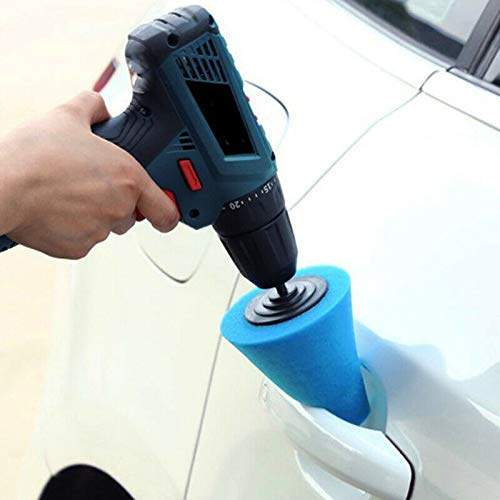 car polishing kit Car Wheel Hub Polish Buffing Polishing Sponge Cone Metal Foam Pad for Car Wheels Car Doors and Handles 4Pcs