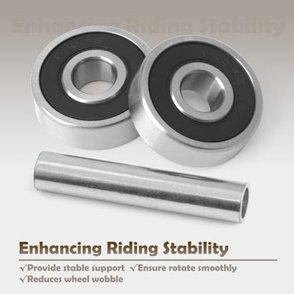 6301RS Wheel Bearing Set Compatible with Tuttio Soleil01 Ebike Bearings Designed for Smooth and Reliable Electric Bicycle Wheel Rotation