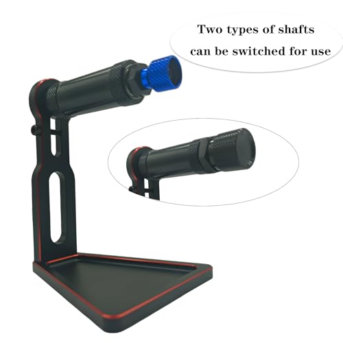 RC Tire Balancer,Hex Wheel Tire Balancer RC Car Tire Balance Tool Compatible CNC Aluminum 12MM 17MM for Traxxas Axial Arrma Tamiya HPI Redcat 1/8 1/10 RC Car(Red)