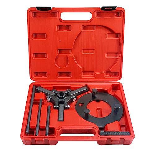 Harmonic Balancer Puller Tool Set - Remove Damper Pulleys in Tight Engine Compartments Without Removing The Radiator Damper Pulleys Removal Tool
