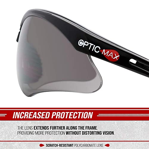 Glove Station Optic Max Anti-Fog Safety Glasses for Men & Women | Clear, Amber & Gray Lenses, Anti-Fog, Scratch-Resistant - ANSI Z87.1 Compliant - color: Gray, size: 12 Pair