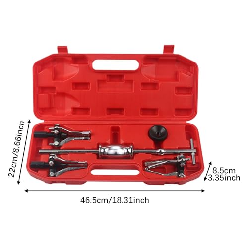 3 Jaw Gear Bearing Slide Puller Set Pulling Out Gears Bearings Tool Set Universal Internal External Gear Pulley Puller Metal Material Portable