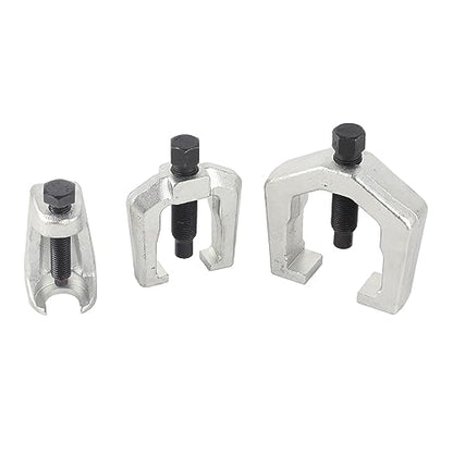 5Pcs Front End Suspension Service Arm Ball Joint Tie Rod Separator Puller Set, Car Repairing Tool Kit, Heavy Duty Forged Steel Construction with 5 Different Pullers for Safe