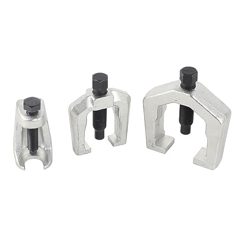 5Pcs Front End Suspension Service Kit, Ball Joint Tie Rod Separator Puller Set, Professional Car Repairing Tool with Large C - Shape Puller, Includes 5 Tools for Mechanics and DIY