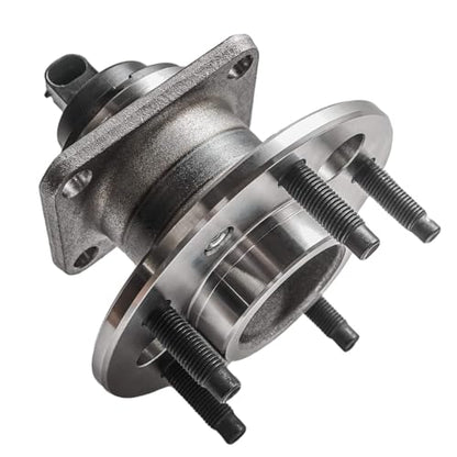 Detroit Axle - Rear Wheel Bearing Hub for Chevrolet Malibu Buick Lucerne LeSabre Cadillac DTS DeVille Oldsmobile Aurora Pontiac Grand Am, w/ABS & 5-Lug Wheel Bearing & Hub Assembly Replacement - size: 512003-DA/Single