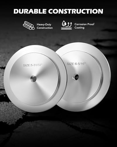 Orion Motor Tech Truck Hub Seal Installer Kit, 9pcs Heavy Duty Seal Drivers Compatible with Class 7 8 Trucks, 4-13/16" to 6-5/16" Large Race and Seal Drivers for Truck Hub Seal Removal Installation - size: 4-13/16 to 6-5/16 in.
