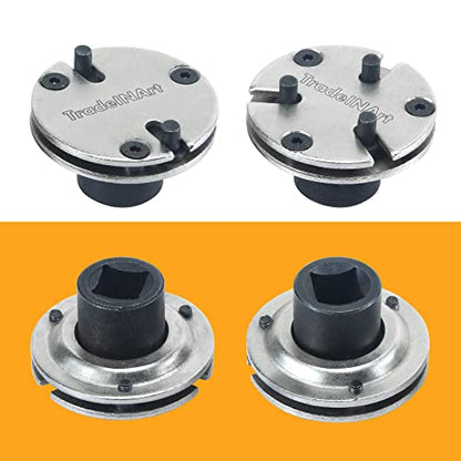 Universal Adjustable 2&3 Pin Brake Caliper Rewind Back Replacement Tool,3/8" Square Drive