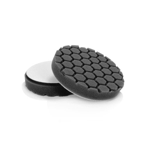 Chemical Guys, Hex-Logic Finishing Foam Pad, Black, 6.5 in for 6 in Plates | Soft black finishing foam pad applies glazes, sealants and finishing polishes for a swirl-free, glossy finish - size: 6.5 Inch Pad (1 Pack), style: Finishing Pad