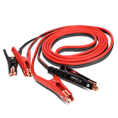 Auto Dynasty Heavy Duty 16Ft 6Gauge Booster Cable Power Jumper 400AMP Emergency Battery Start Car/Motorcycle - size: 16Ft / 6 Gauge