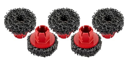 Titan 51799 5-Piece Wheel Hub Cleaning Pads Set, For use with Titan 51798 1/2-Inch Drive Impact Socket - style: Cleaning Pads