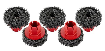 Titan 51799 5-Piece Wheel Hub Cleaning Pads Set, For use with Titan 51798 1/2-Inch Drive Impact Socket - style: Cleaning Pads