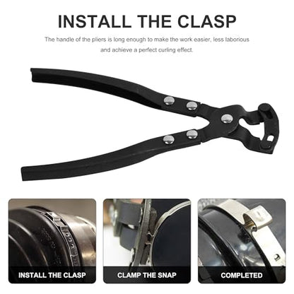 Crimping Offset Boot Clamp Plier