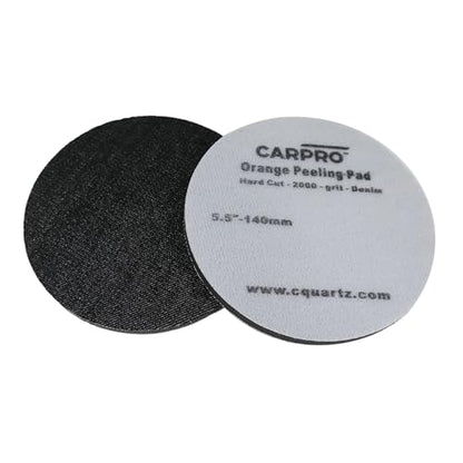 CARPRO Denim Orange Peel Removal Pad (V2) - Upper Paint Layer Clear Coat Scatch Repair - 5.5" (1 Pack) - size: 5.5 inch (Pack of 1)