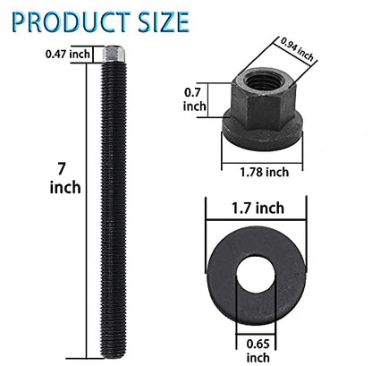 LS Harmonic Balancer Installation Tool Crank Pulley Install Tool 551141 Compatible with GM 1997-UP V8 LS1 LS2 LS3 LS4 LSX LSA LS6 LQ4 LQ9 with Thrust Bearing & Wrench Flats