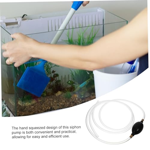Oil Sucker Siphon Pump Kit Hand Pump for Car Motorcycle Fish Manual Suction Hose for Transfer Water Changing Versatile