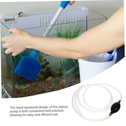 Oil Sucker Siphon Pump Kit Hand Pump for Car Motorcycle Fish Manual Suction Hose for Transfer Water Changing Versatile