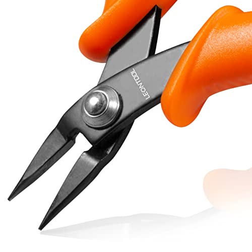 4-Inch Long Nose Pliers Tweezer Nose Specialty Pointed Nose Plier | 1mm Diameter Tip, Smooth Jaw, Micro Precision Needle Nose Chain Nose Pliers for Jewelry Making Wire Wrapping, Object Gripping - style: Mini Long Nose Pliers
