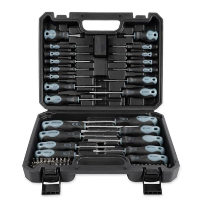 TEMPEST 66-Piece Magnetic Screwdriver Set, Household Tool Kit with CR-V Steel, Precision & Full-Size Drivers, Magnetizer & Demagnetizer, Durable Storage Case for DIY Repairs, Furniture & Appliances
