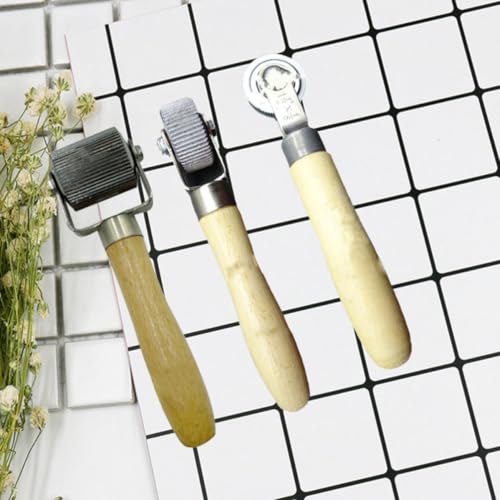 BETOOKY 3pcs Car Tire Repair Roller Tool with High Wear Resistance and High Temperature Resistance, Plastic and Metal Compacting Roller for Auto Tire Repair and Motorcycle Use