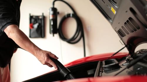 MetroVac Vac N Blo VNB-94BD - 4.0 Peak HP Car Vacuum & Blower, All-Steel Construction, Versatile Automotive Detailing Tool with Attachments, MagicAir Inflator Included - style: Swivel Wheels Kit
