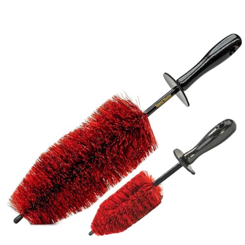 Speed Master Wheel Brush (Combo Brushes) | Memory Foam Bristles | Safe on All Wheel Types | Clean Your Wheels with Ease! - size: Combo Brushes