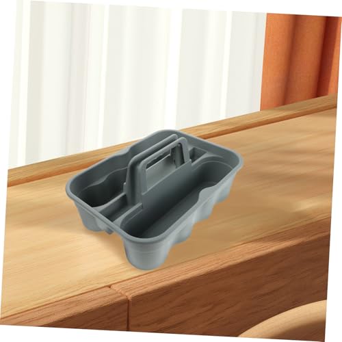 Handheld Plastic Basket with Handle Large Capacity Storage Organizer for Cleaning Tools Car Detailing and Bath Use Lightweight Plastic Design for Easy Portability