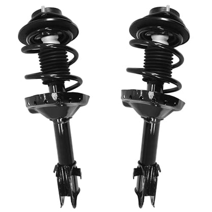 Detroit Axle - Front Rear Struts for 2005 2006 2007 2008 2009 | Subaru Outback, 4 Struts with Coil Spring Assembly Replacement Complete Quick Struts - size: 4Q59074/ 4 Struts