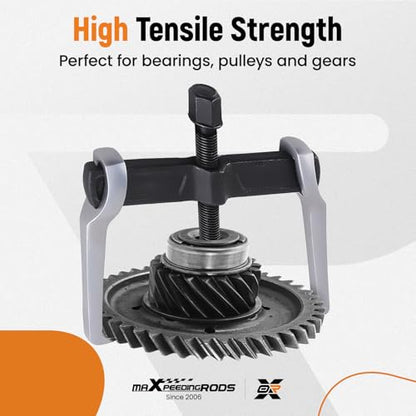 maXpeedingrods 12 Inch 2-Jaw Gear Puller, Reversible Jaw Bearing Puller Removal Tool, External Internal Pulling for Pulley Gear Bearing Flywheel Removal - size: 12 Inch
