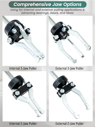 Slide Hammer 17PCS Axle Front Rear Wheel Bearing Dent Hub Gear Puller Remover Set Slide Hammer Puller Set