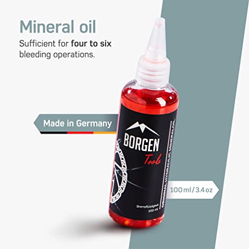 Borgen Bike Brake Bleed Kit for Shimano Hydraulic Disc Brakes I Brake Bleeder Kit Bike