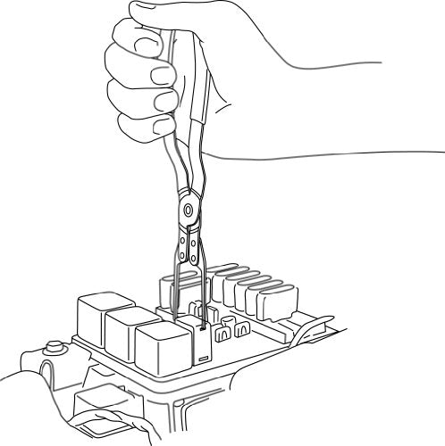 Lisle 46950 Relay Puller Pliers - style: Relay Puller Pliers