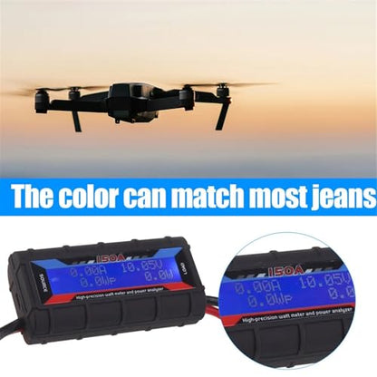 150A RC Battery Voltage Amp Meter LCD Display High Precision Current Power Analyzer Digital High-Precision Amp Watt Meter