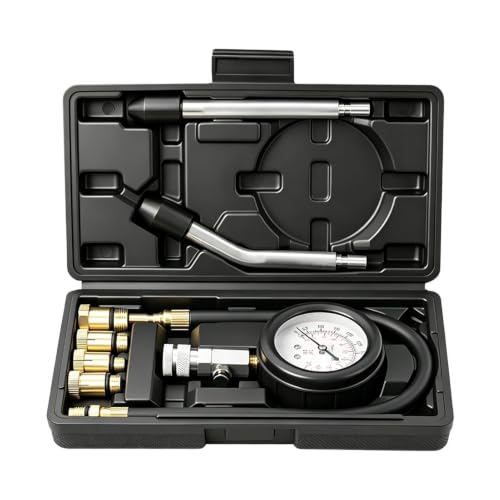 Compression Tester Automotive 300 Psi Quick Connection | Engine Cylinder Compression Tester for Car Truck Sedan Pickup Truck Trailer RV Motorcycle