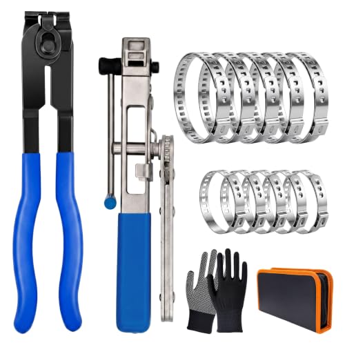 CV Joint Boot Clamp Pliers With Ratchet Adjust For Cars UTV ATV Repair | CV Joint Boot Clamp Pliers Heavy Duty CV Boot Clamp Tool With Ratchet Adjust Function